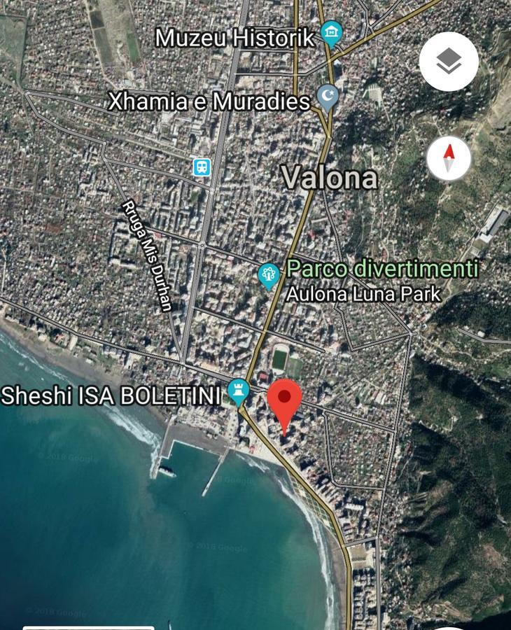 Appartamento Giallo Vlorë Eksteriør billede
